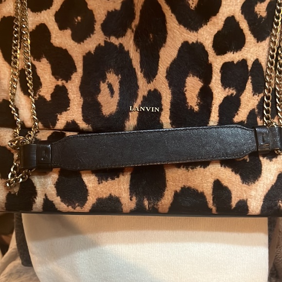 Lab in calf hair leopard shoulder bag. Worn a hand full of times. - Picture 2 of 4